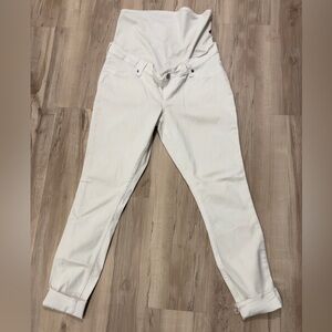 Abercrombie & Fitch Maternity White Ankle Jeans - size 29